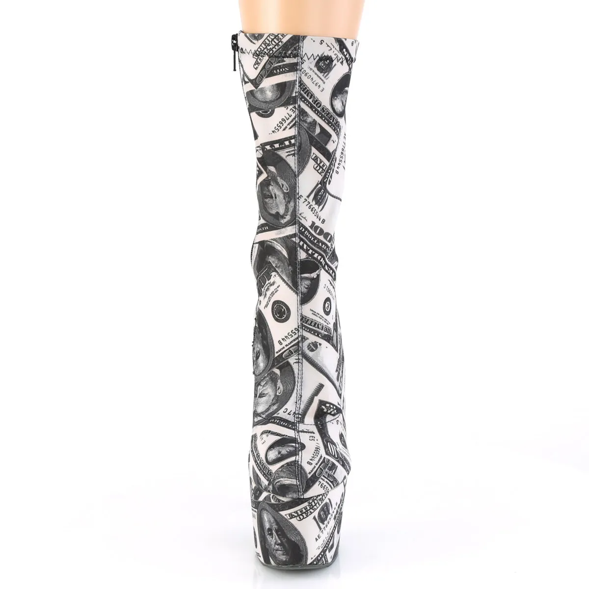 ADORE-1002DP Pleaser White & Black Sexy Platform Shoes (Pole Dancing Heels)