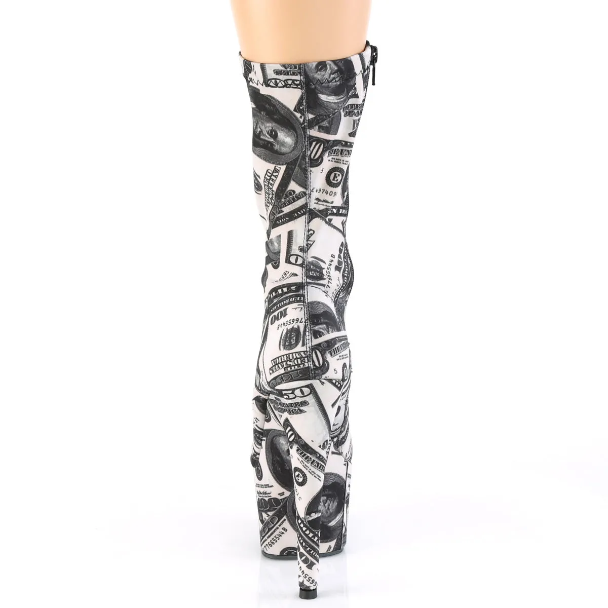 ADORE-1002DP Pleaser White & Black Sexy Platform Shoes (Pole Dancing Heels)