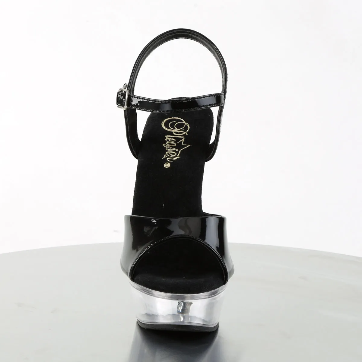 ALLURE-609 Pleaser Black Patent Sexy Platform Shoes (Pole Dancing Heels)