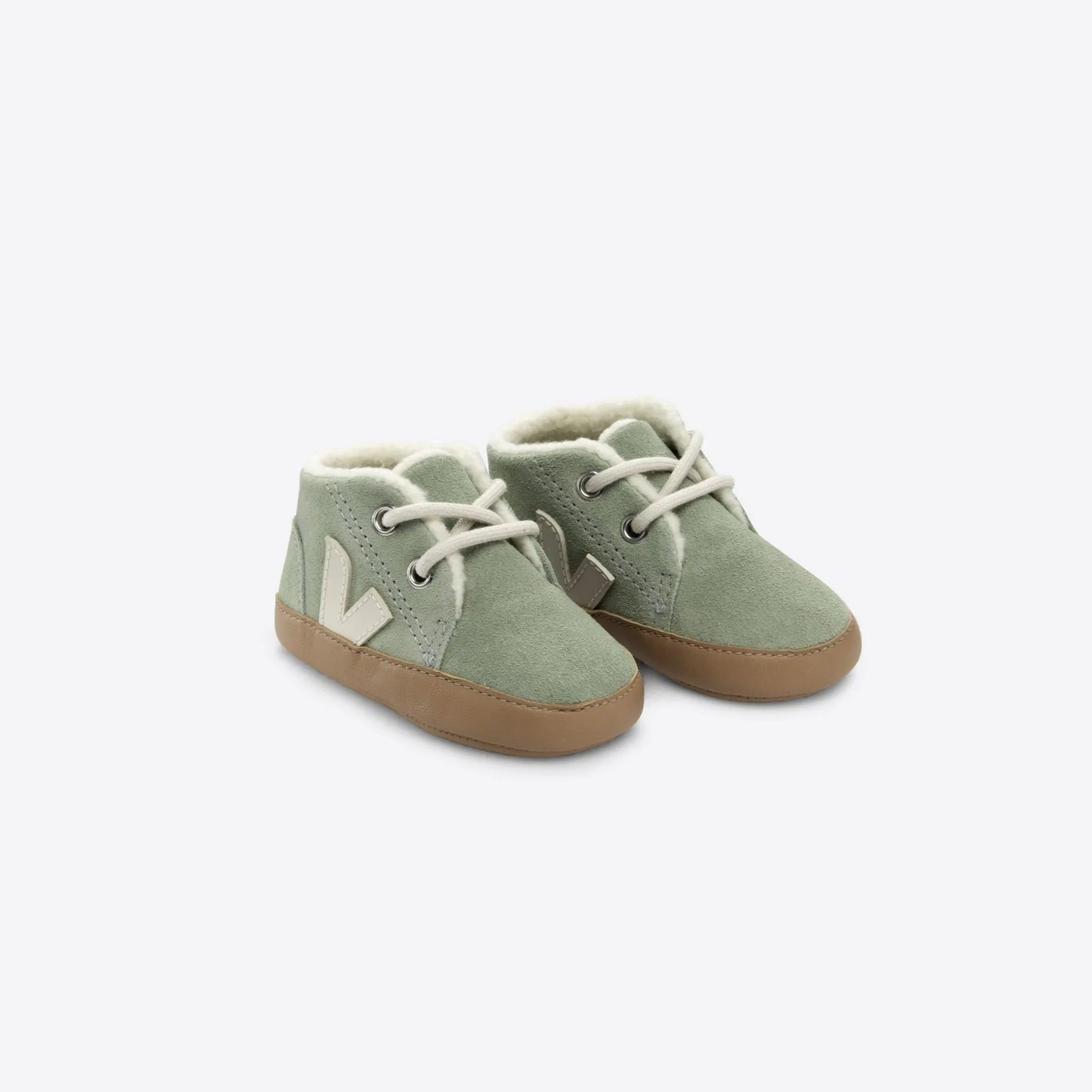 BABY FURED SUEDE CLAY PIERRE