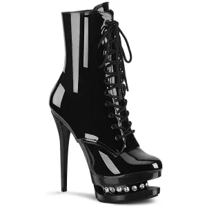 BLONDIE-R-1020 Pleaser Black Patent Sexy Platform Shoes (Pole Dancing Heels)