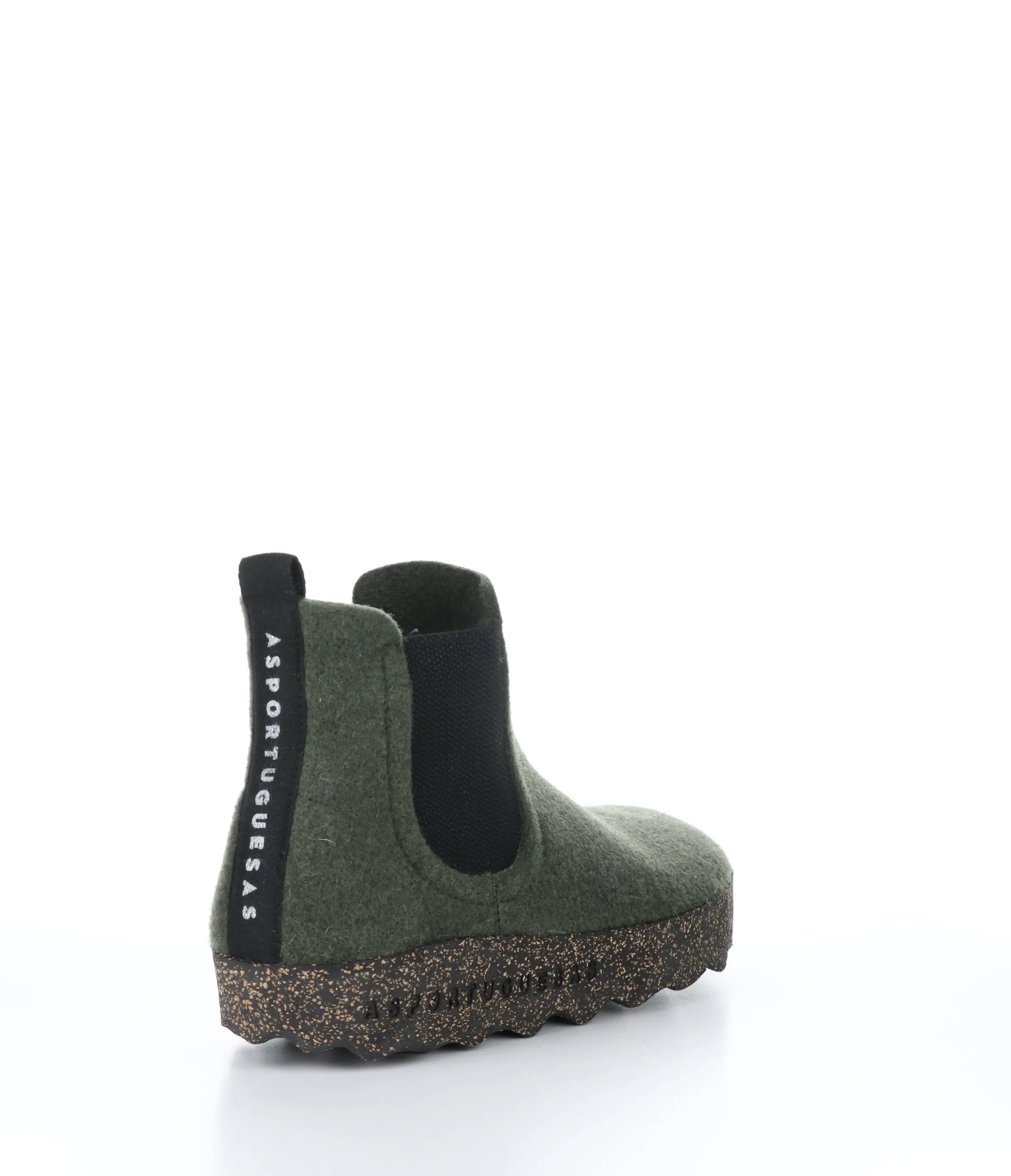 CAIA084ASP Military Round Toe Boots