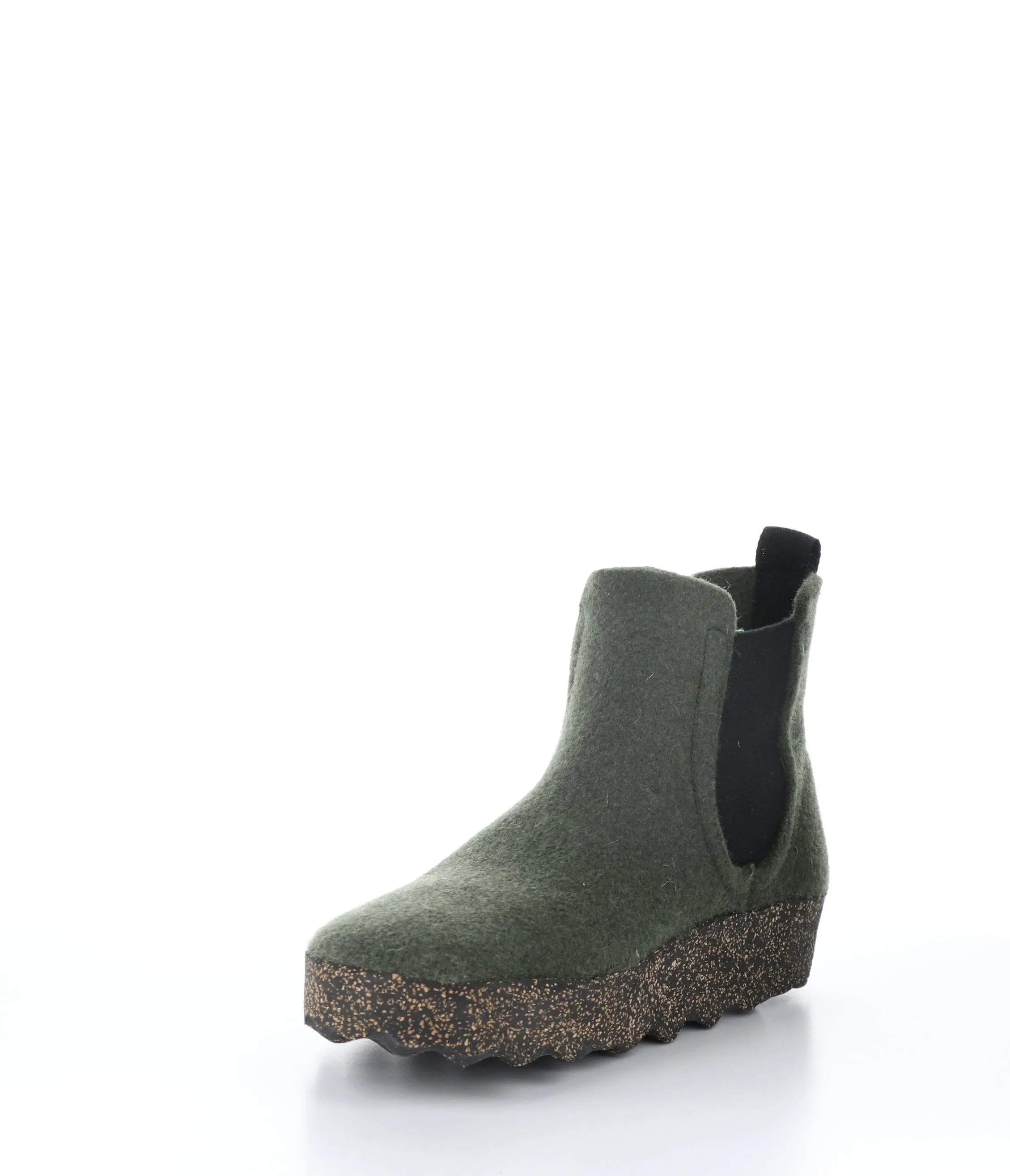 CAIA084ASP Military Round Toe Boots
