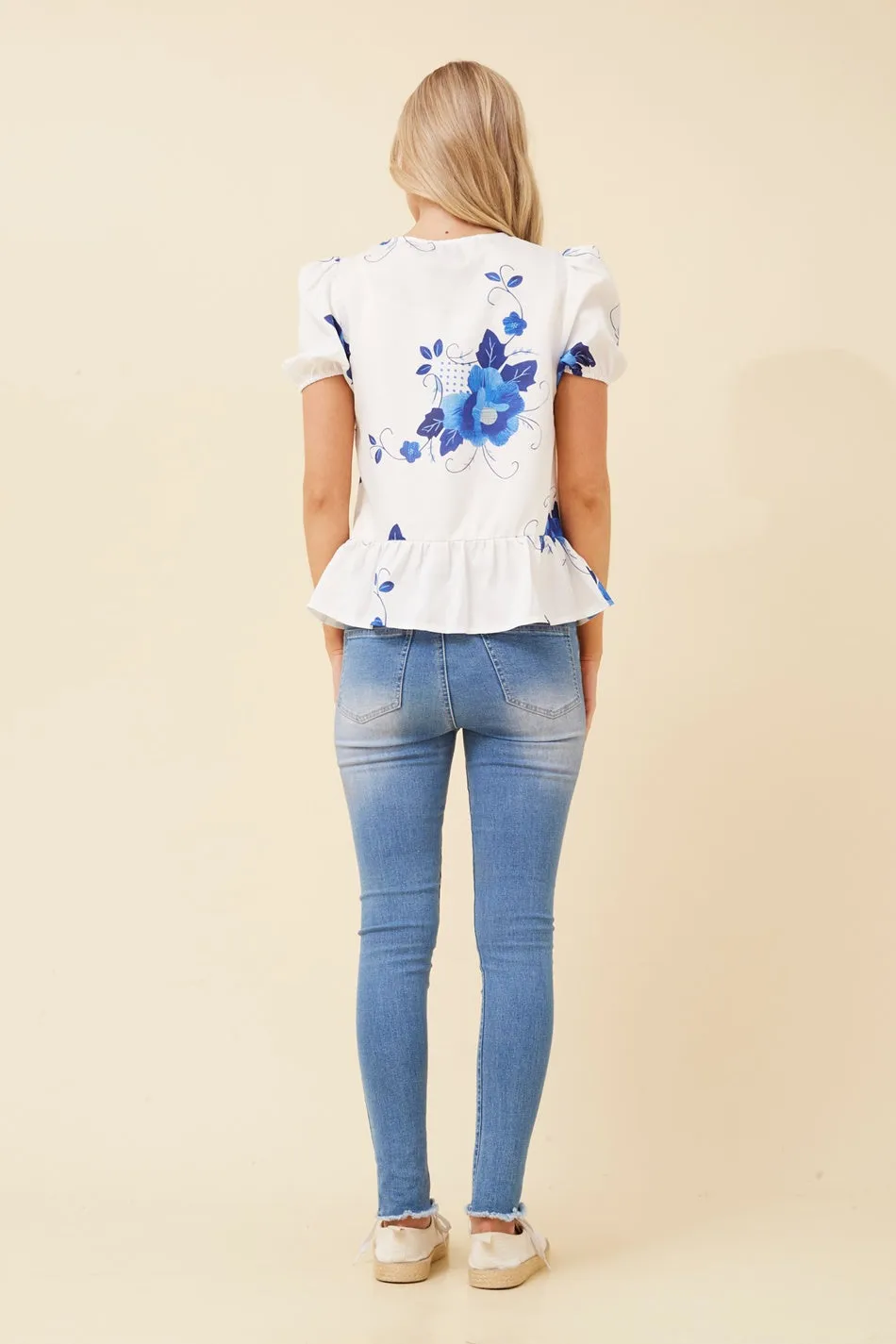 CALLIOPE FLORAL PRINT TOP