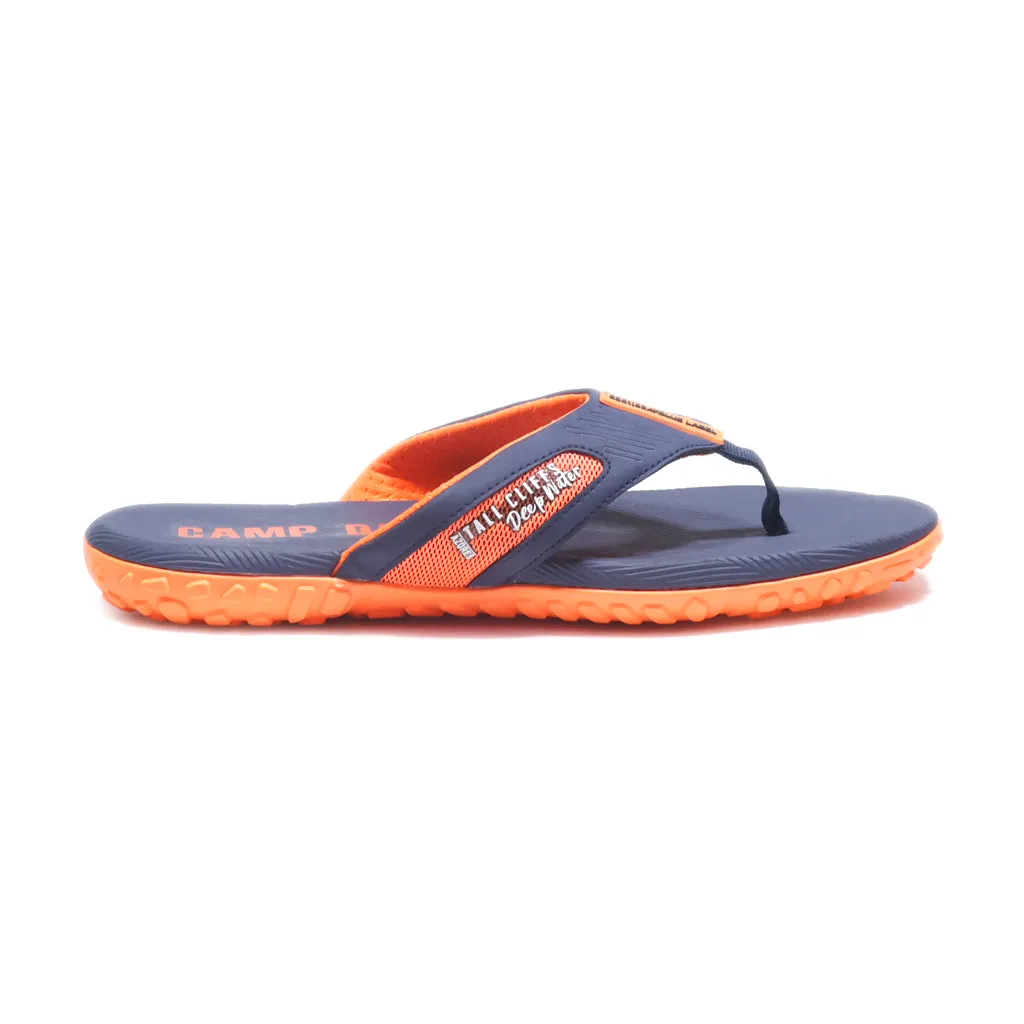 Camp David Slippers Fabric Blue Colour For Men