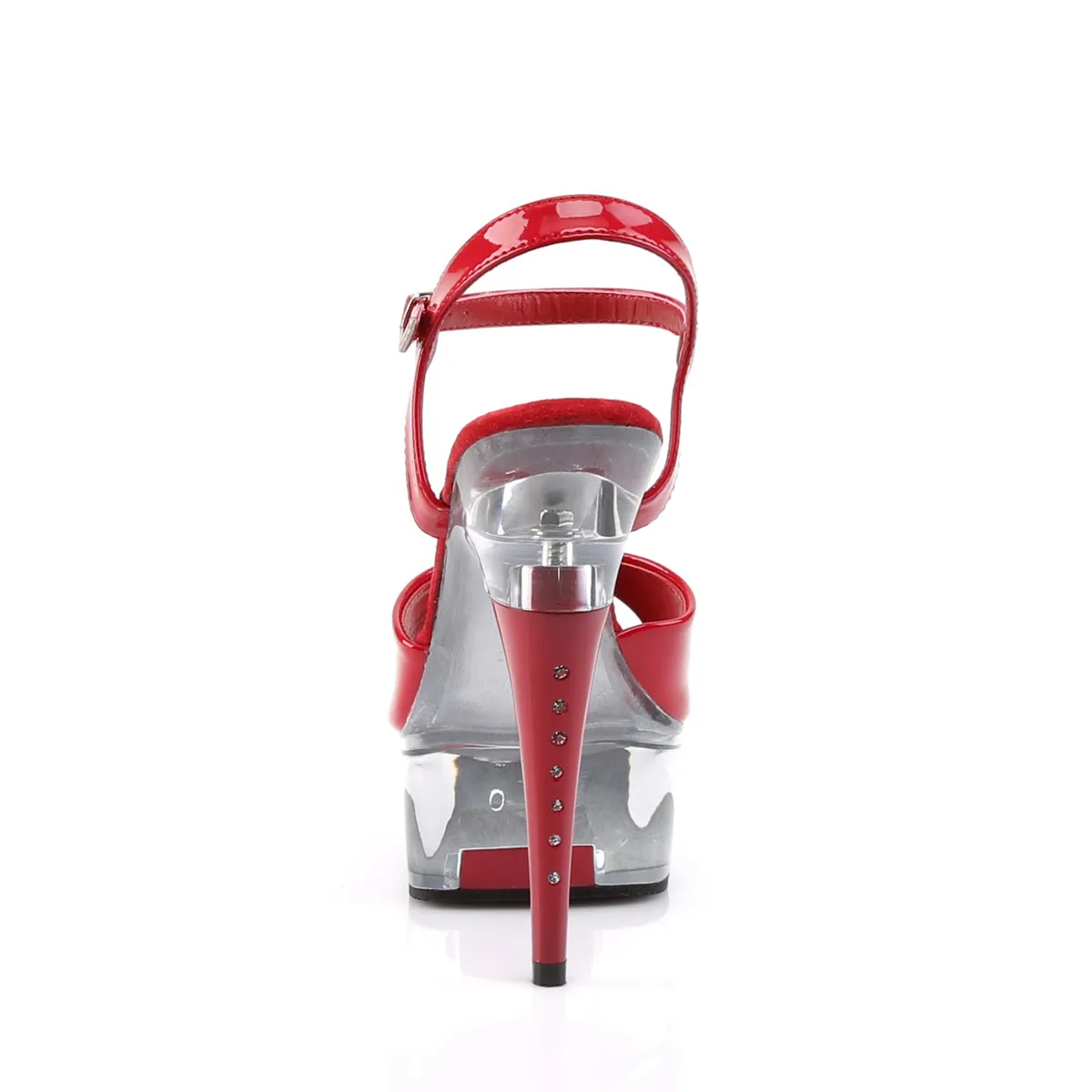 CAPTIVA-609 Pleaser Red Patent Sexy Platform Shoes (Pole Dancing Heels)
