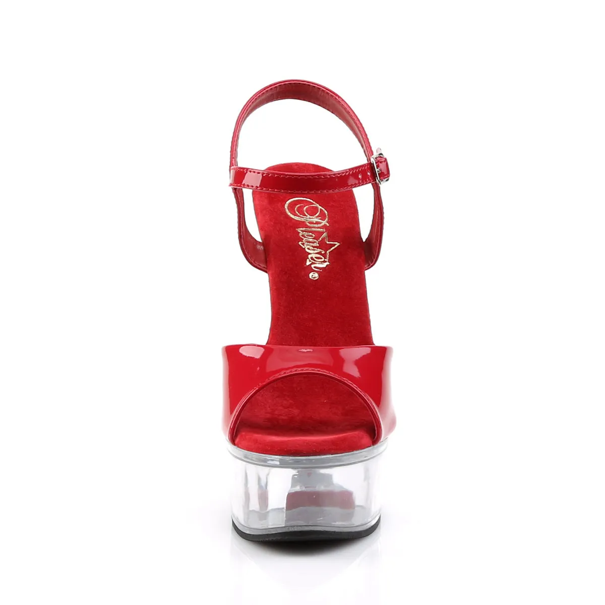 CAPTIVA-609 Pleaser Red Patent Sexy Platform Shoes (Pole Dancing Heels)