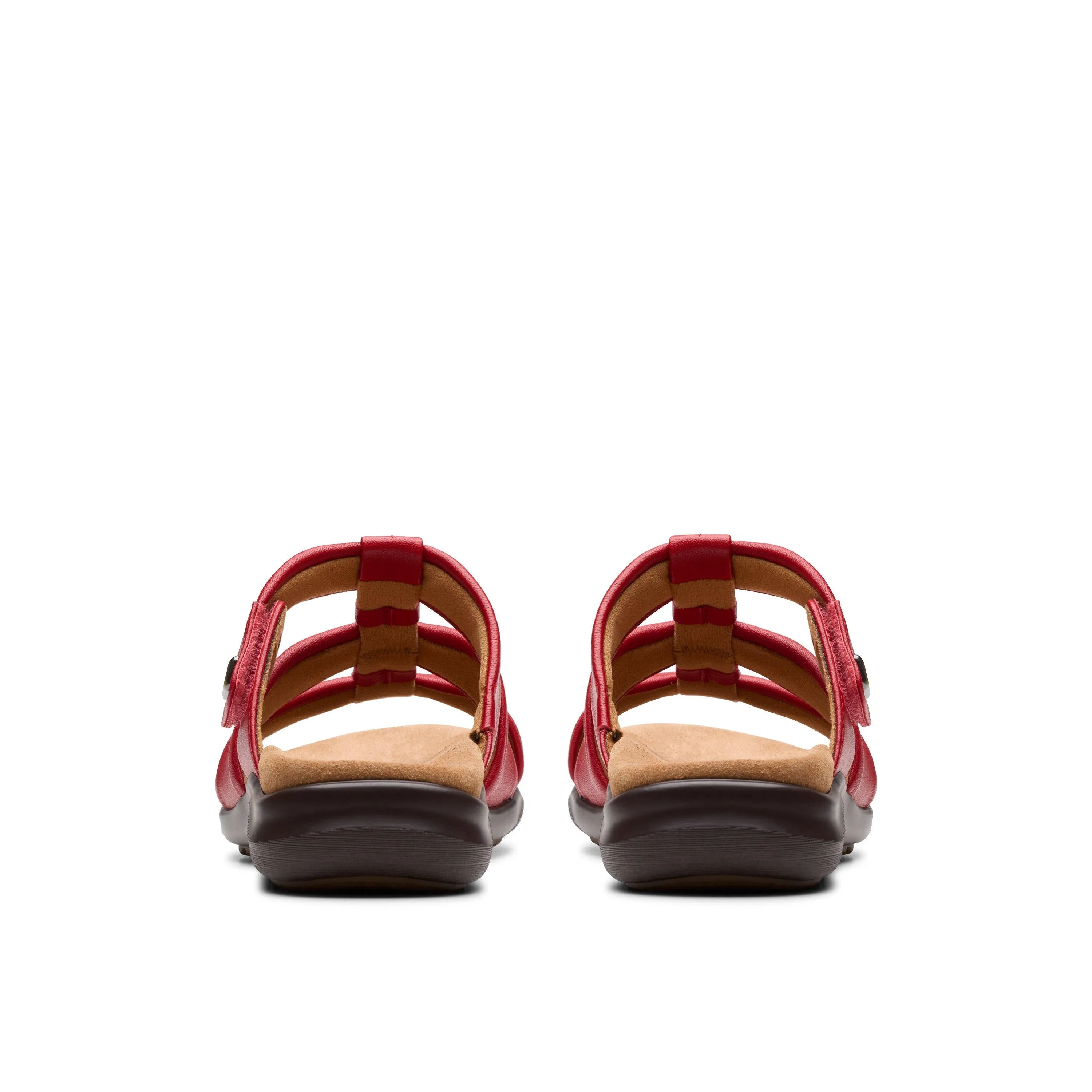 Clarks Kitly Slide Cherry Red Women's