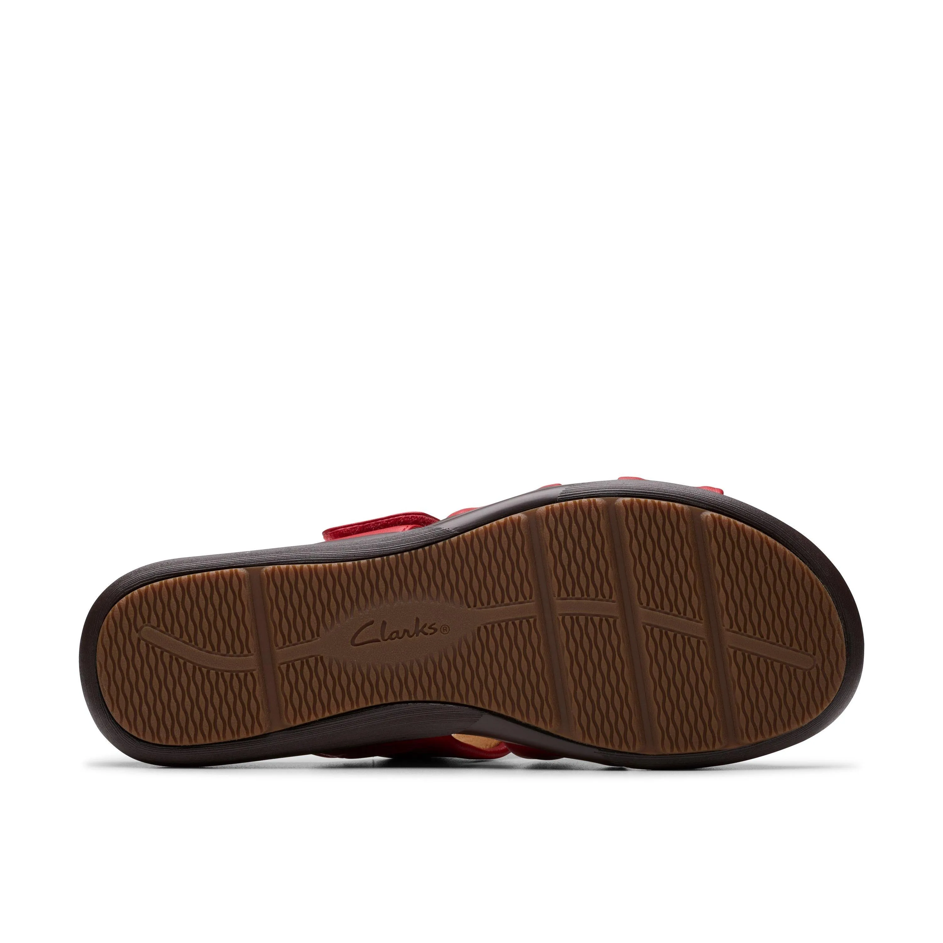Clarks Kitly Slide Cherry Red Women's