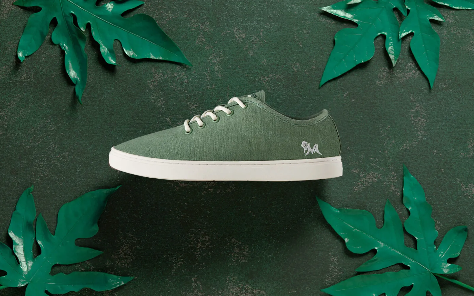 Cotton Classic Sneakers : Sage Green
