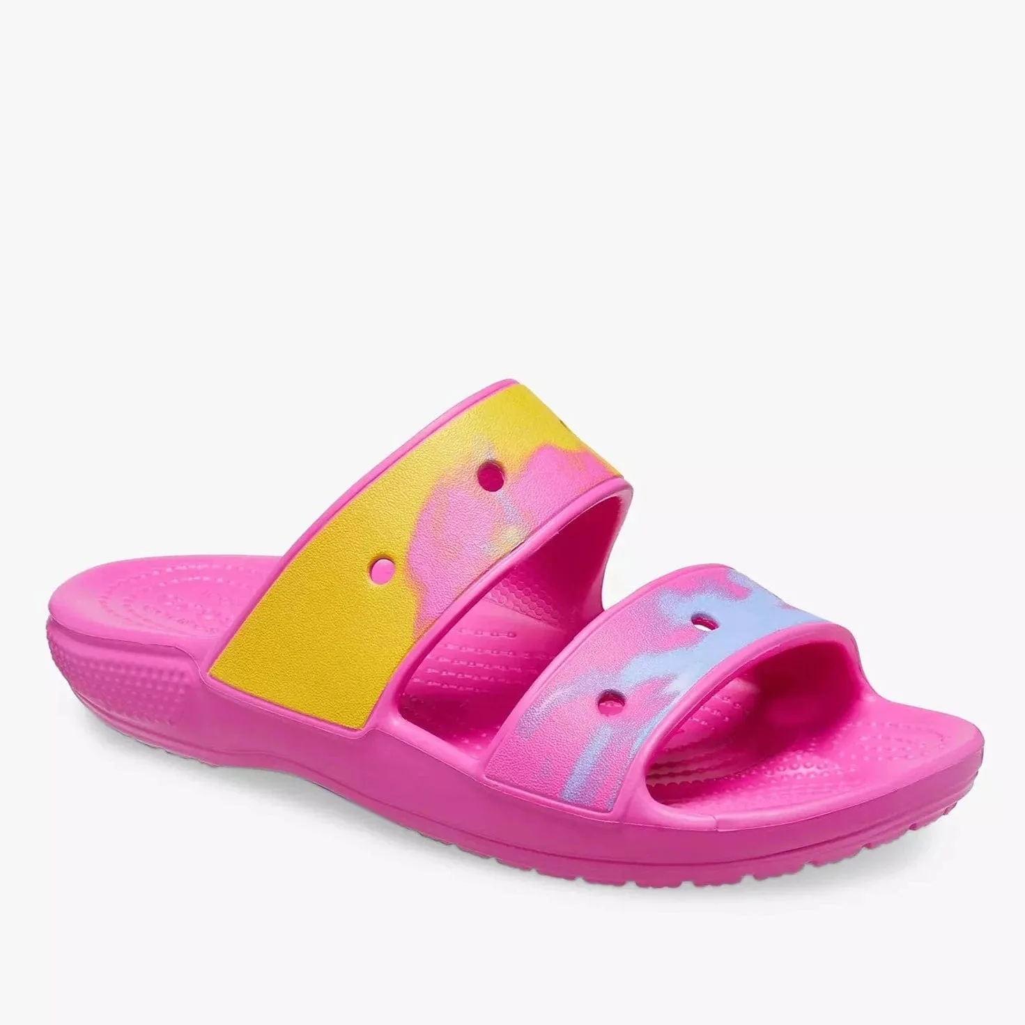 Crocs Classic Ombre Sliders, Pink