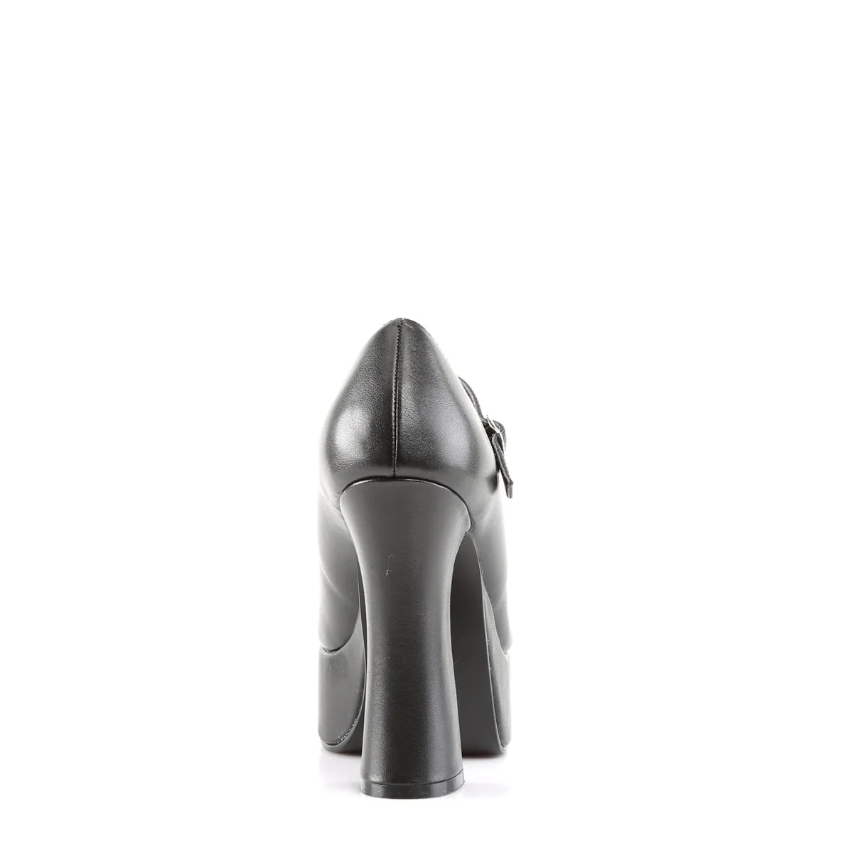 DOLLY-50 DemoniaCult Black Vegan Leather Sexy Women's Heels & Platform Shoes (Alternative Footwear)