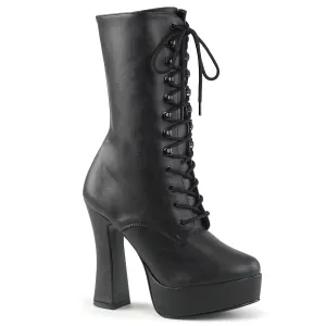 ELECTRA-1020 Pleaser Black Faux Leather Sexy Platform Shoes (Pole Dancing Heels)