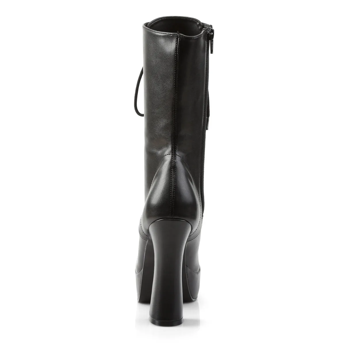 ELECTRA-1020 Pleaser Black Faux Leather Sexy Platform Shoes (Pole Dancing Heels)