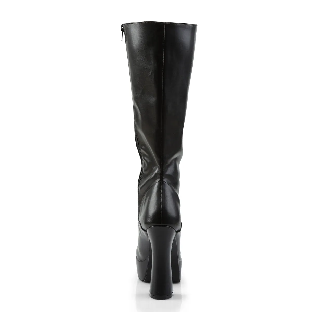 ELECTRA-2020 Pleaser Black Faux Leather Sexy Platform Shoes (Pole Dancing Heels)