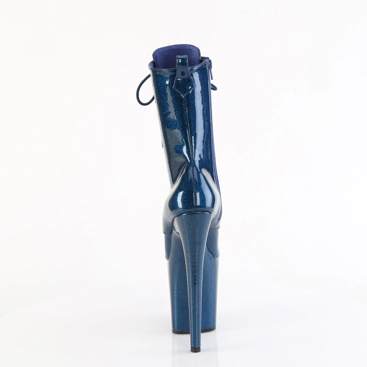FLAMINGO-1040GP Pleaser Navy Blue Glitter Sexy Platform Shoes (Pole Dancing Heels)