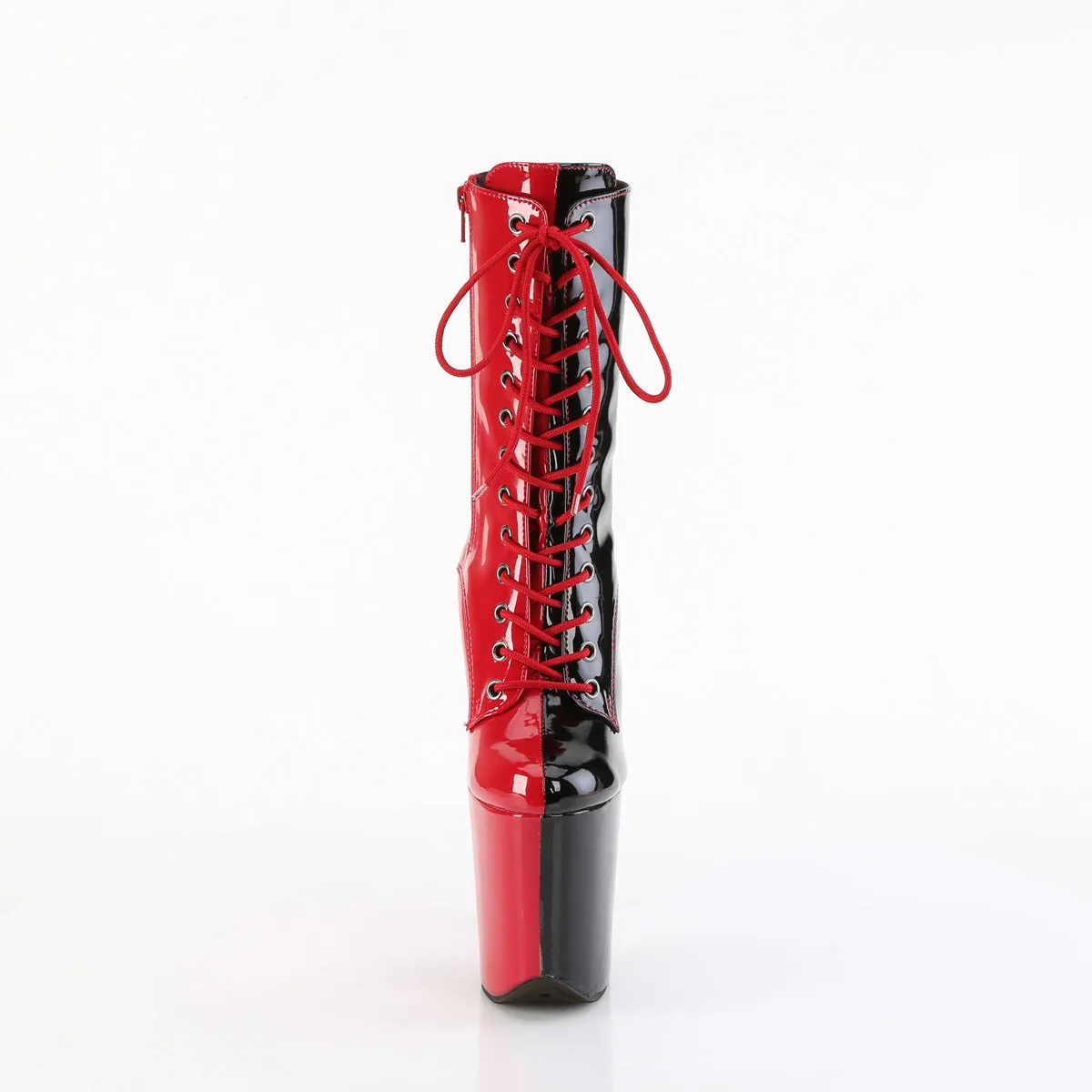 FLAMINGO-1040TT Pleaser Red/Black Sexy Platform Shoes (Pole Dancing Heels)