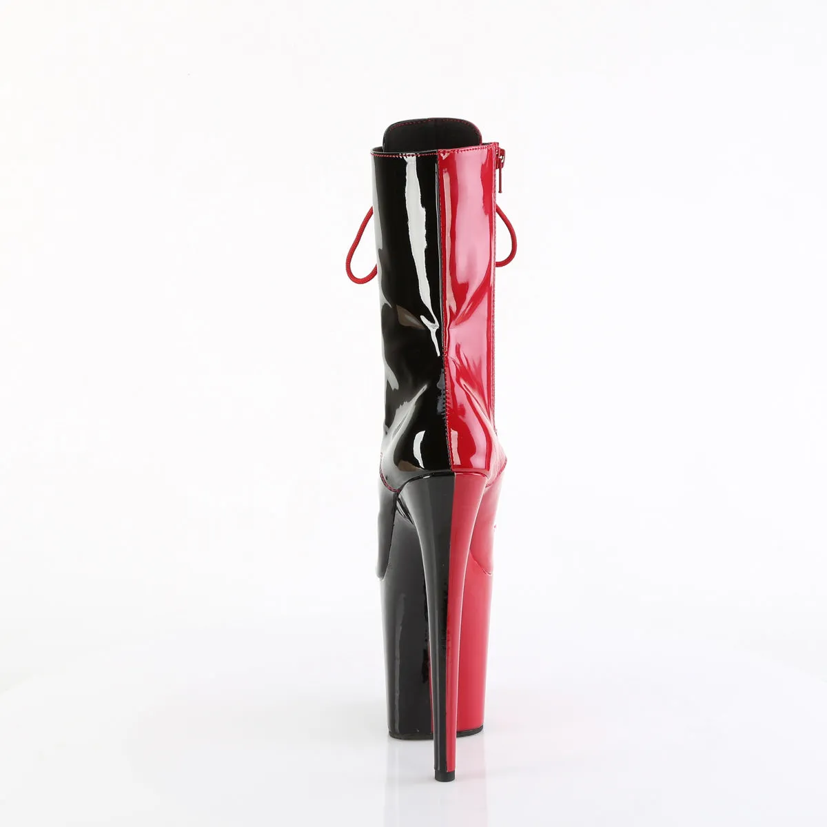 FLAMINGO-1040TT Pleaser Red/Black Sexy Platform Shoes (Pole Dancing Heels)