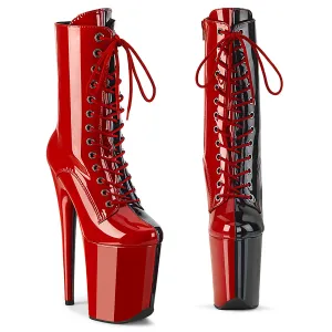 FLAMINGO-1040TT Pleaser Red/Black Sexy Platform Shoes (Pole Dancing Heels)