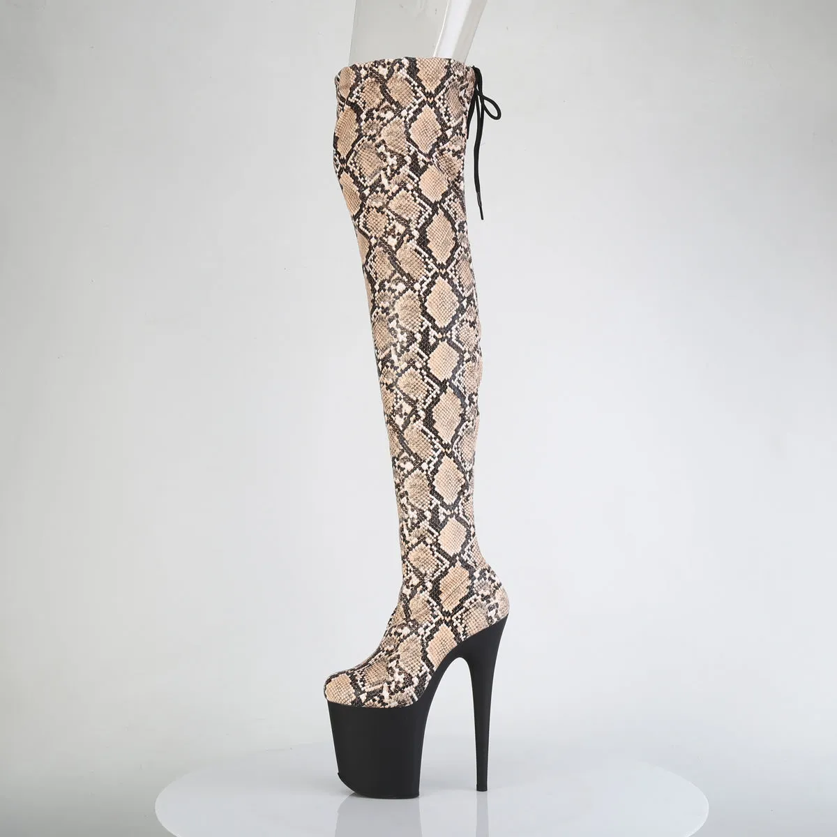 FLAMINGO-3008SP-BT Pleaser Tan Sexy Platform Shoes (Pole Dancing Heels)
