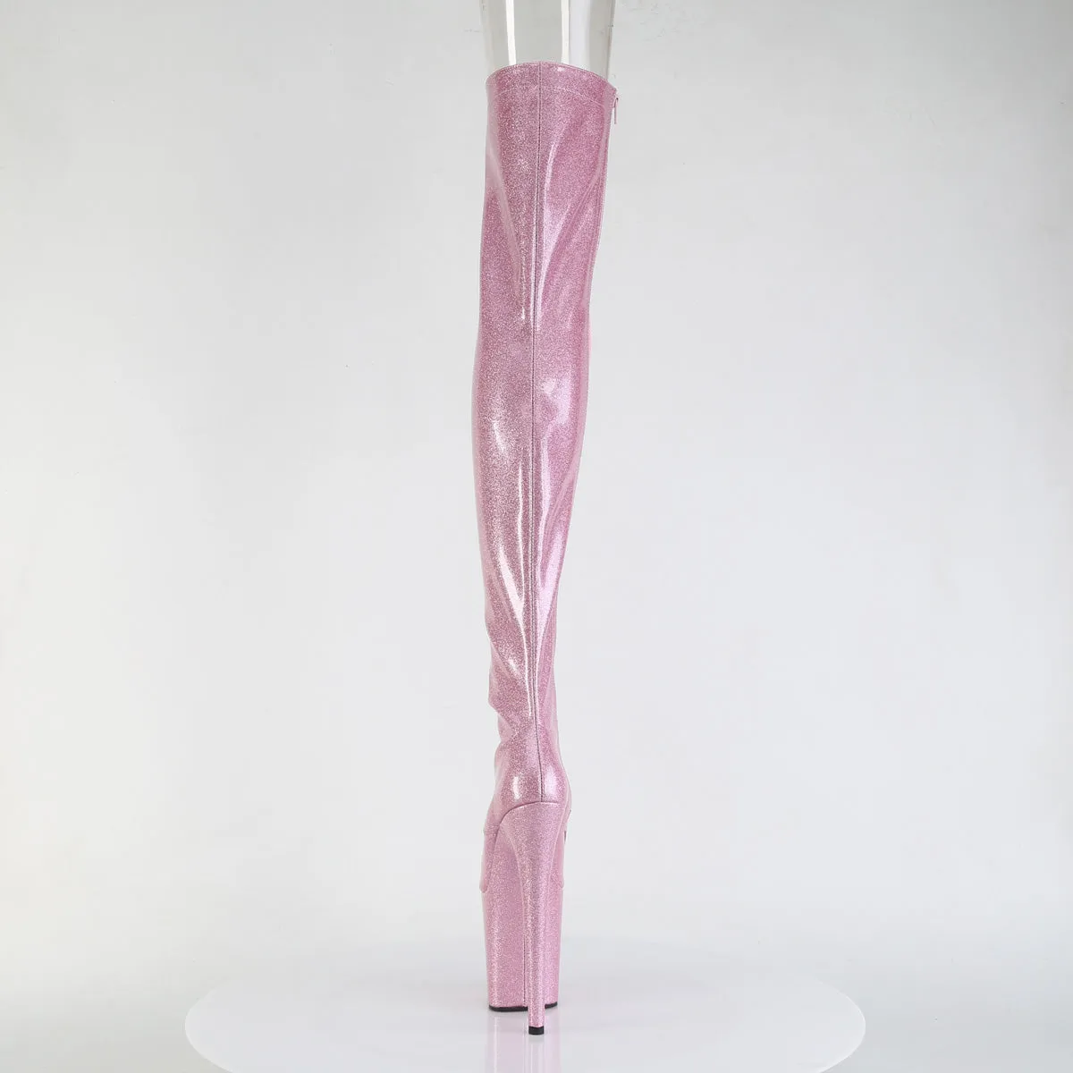 FLAMINGO-3021GP Pleaser Baby Pink Glitter Sexy Platform Shoes (Pole Dancing Heels)