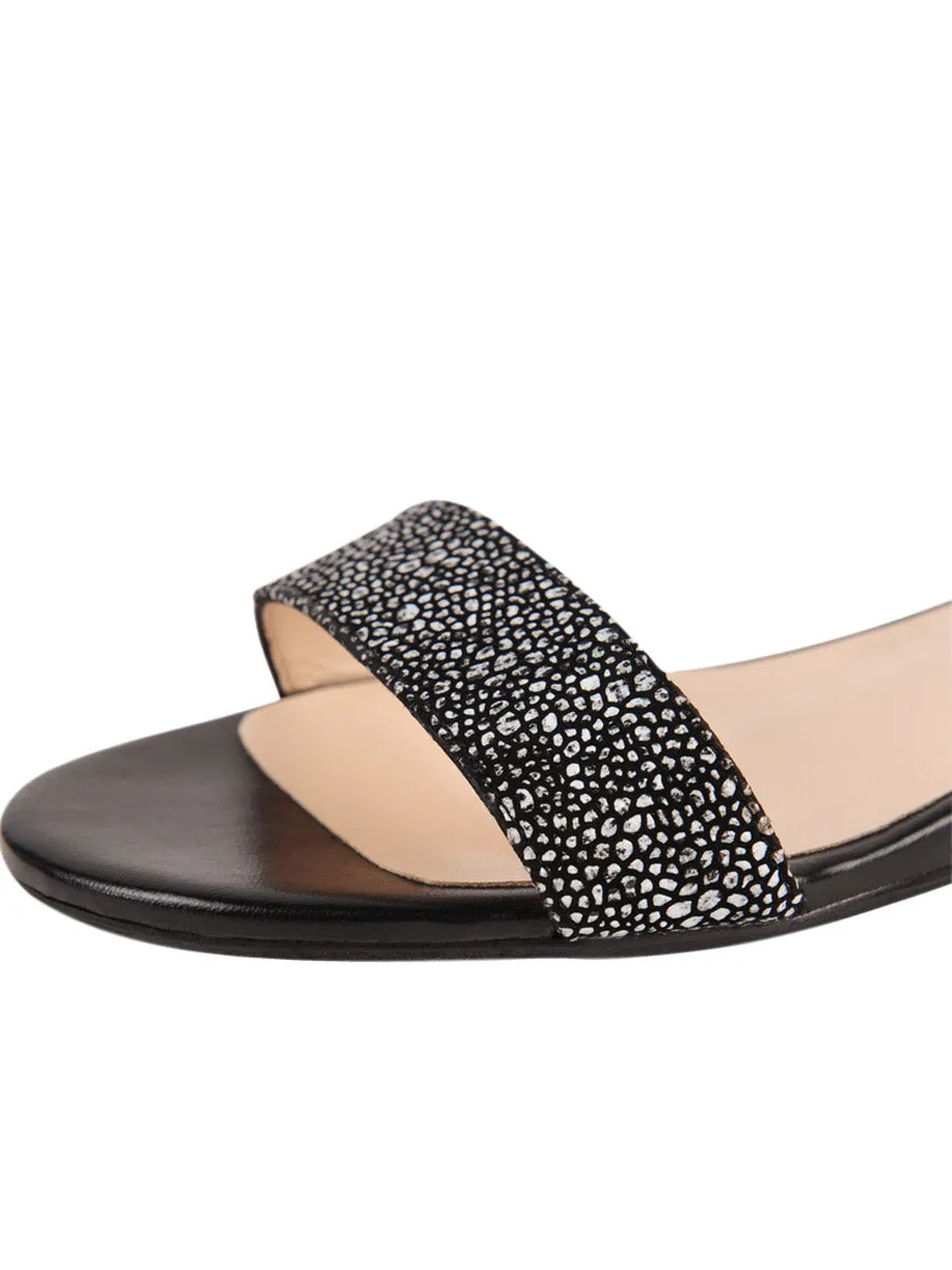 Fresh Black Jon Josef Wedge Sandal