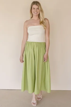 Fresh Squeeze Strapless Midi Dress