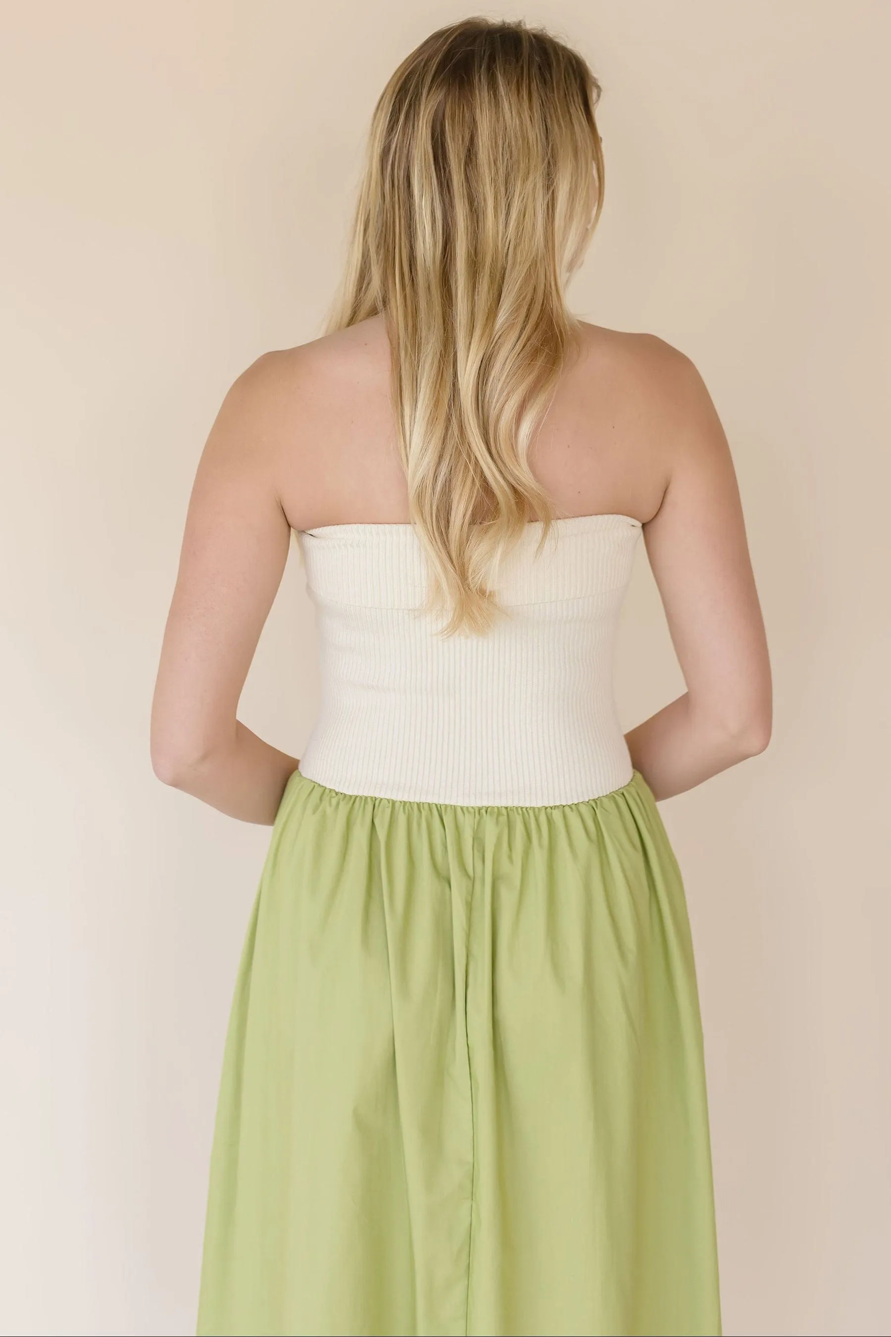 Fresh Squeeze Strapless Midi Dress
