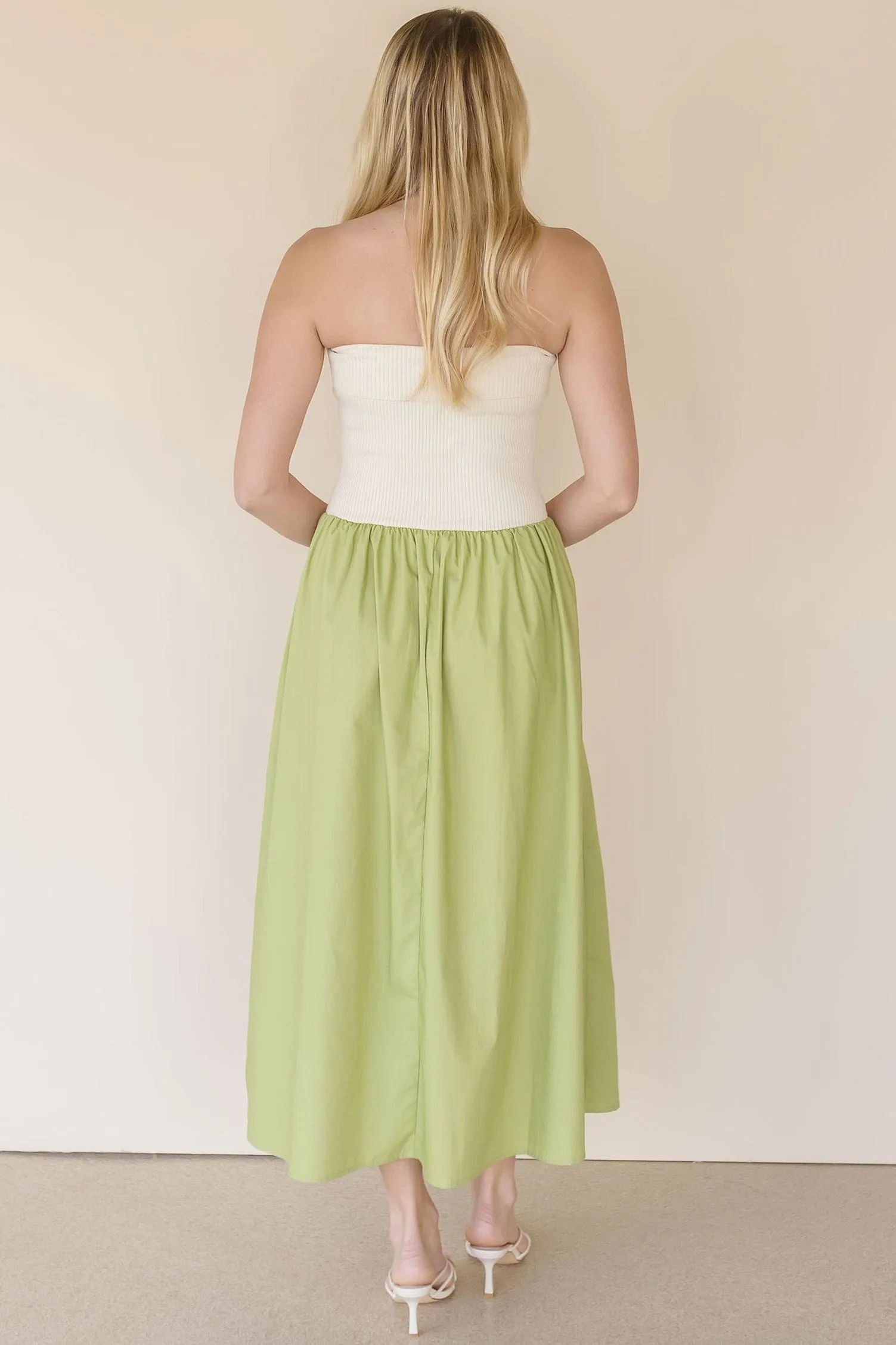 Fresh Squeeze Strapless Midi Dress