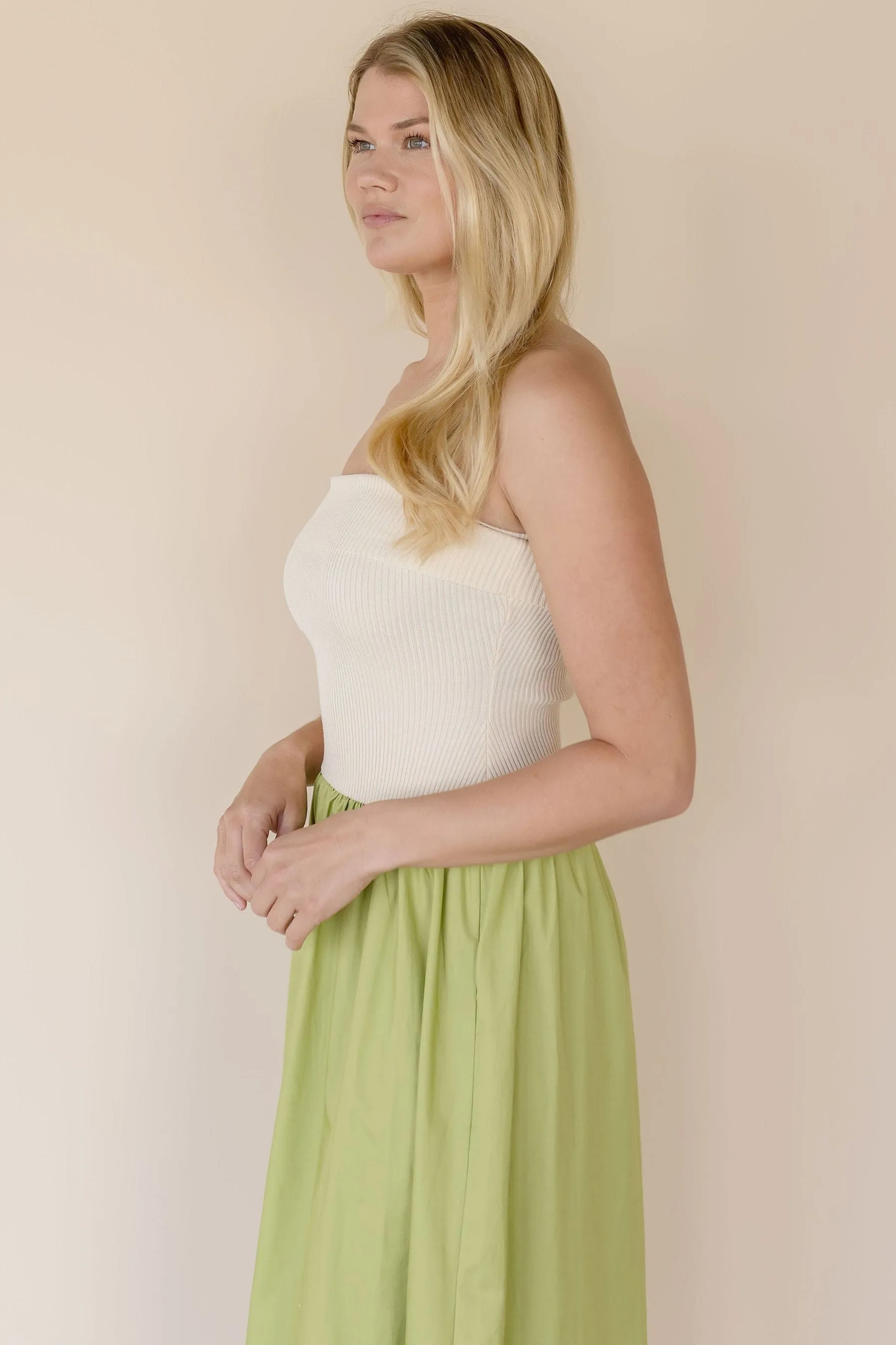 Fresh Squeeze Strapless Midi Dress