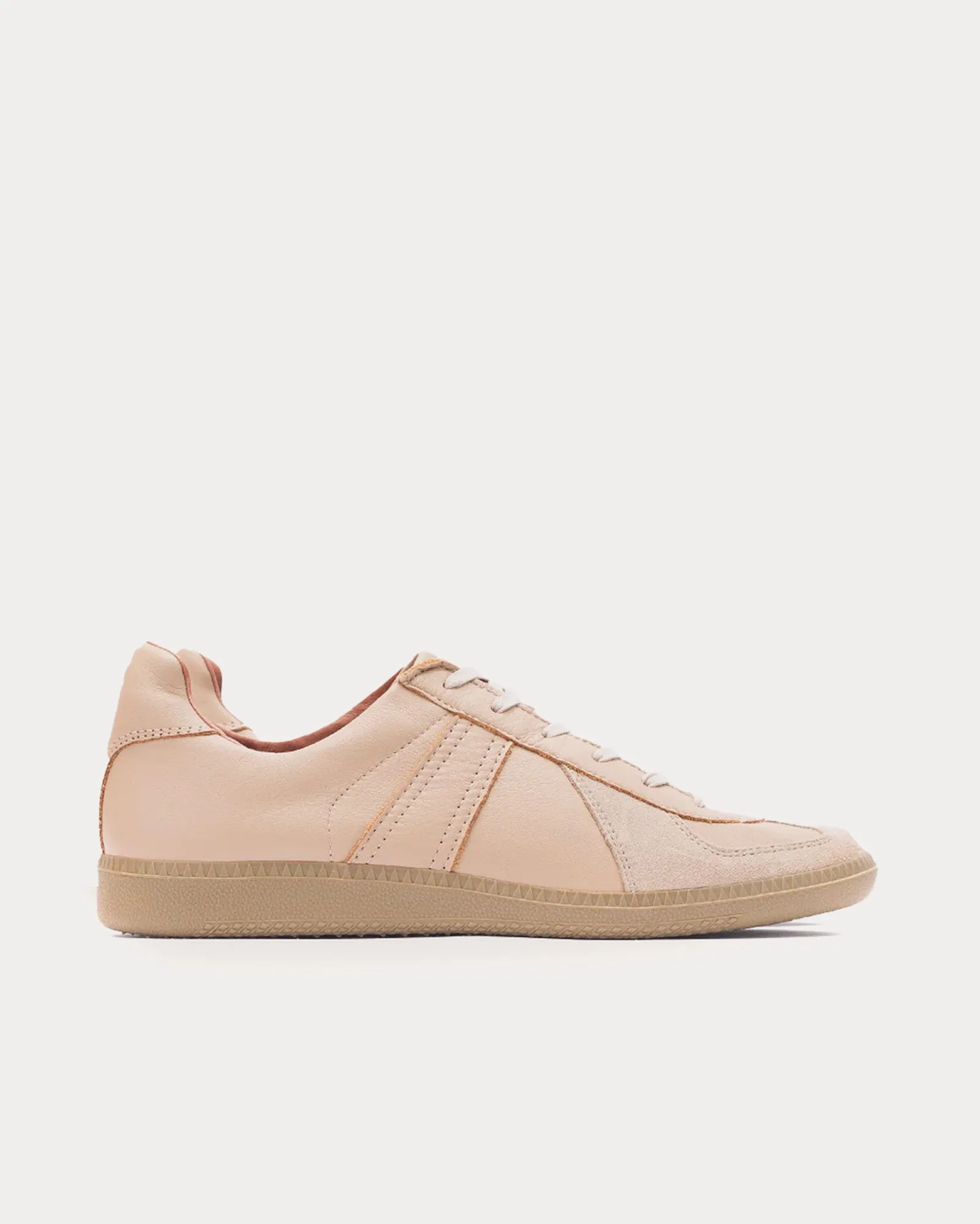 German Army Trainer Cappuccino Low Top Sneakers