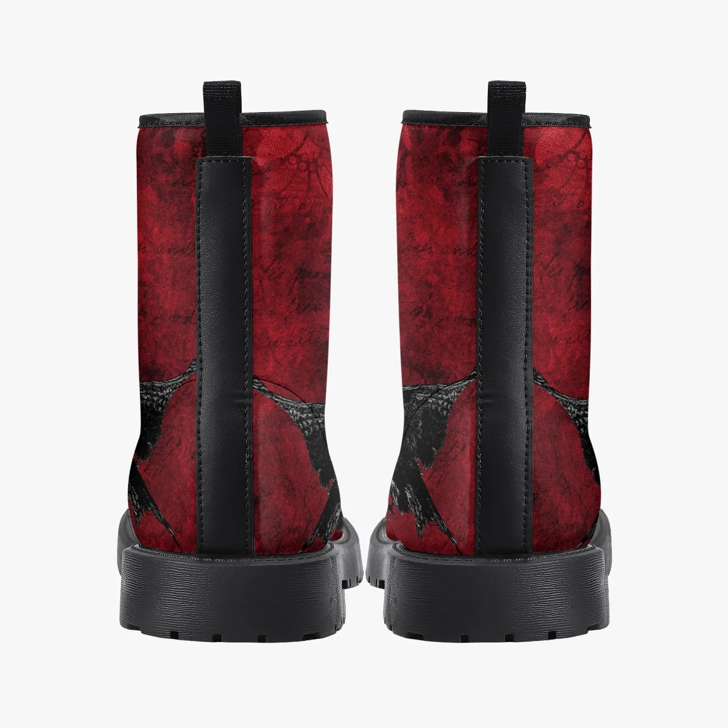 Gothic Red Raven Boots (JPRRAV1)