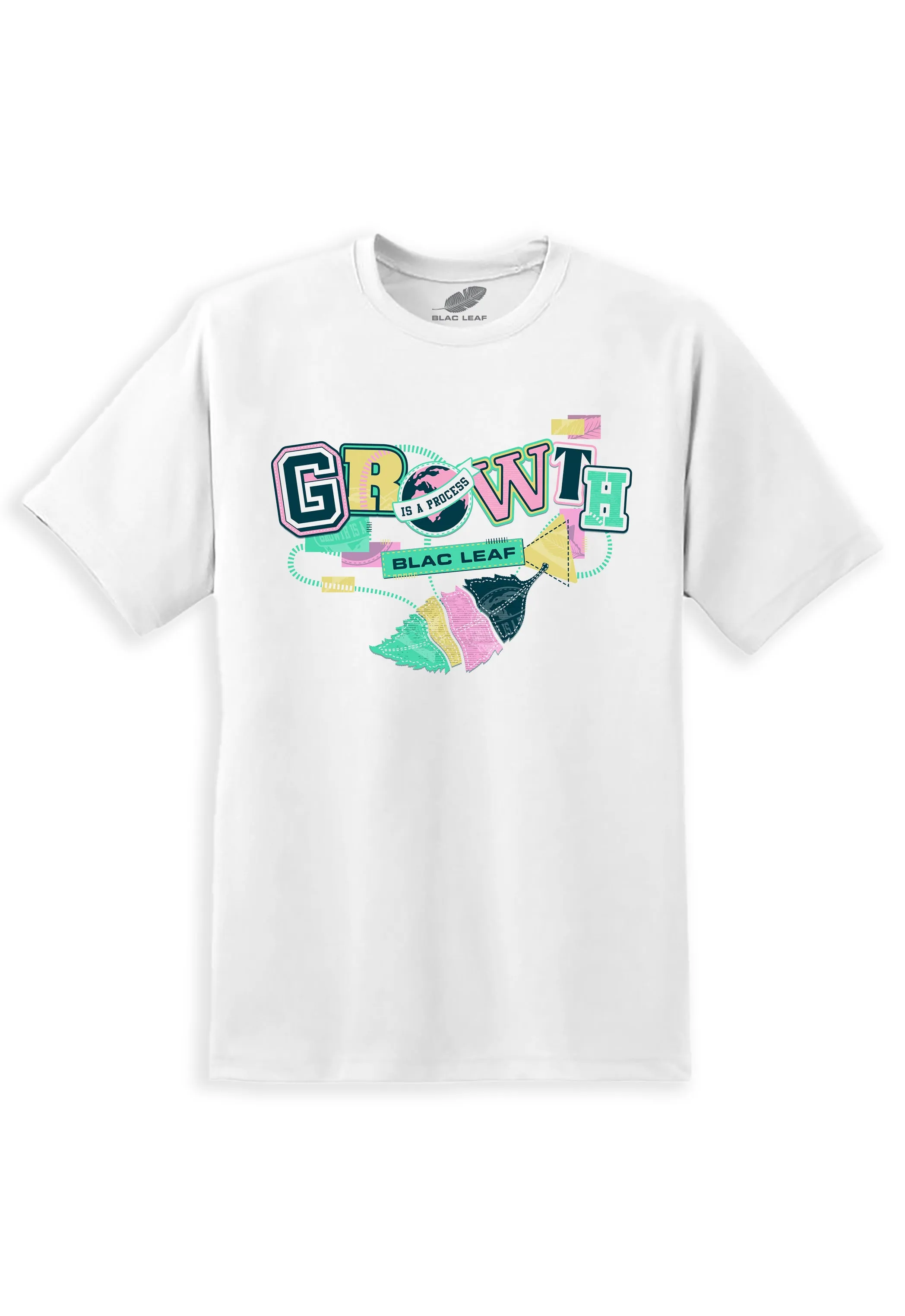 Growth Letter College Double T-shirt, Classic Jeans and Sneaker Bundle