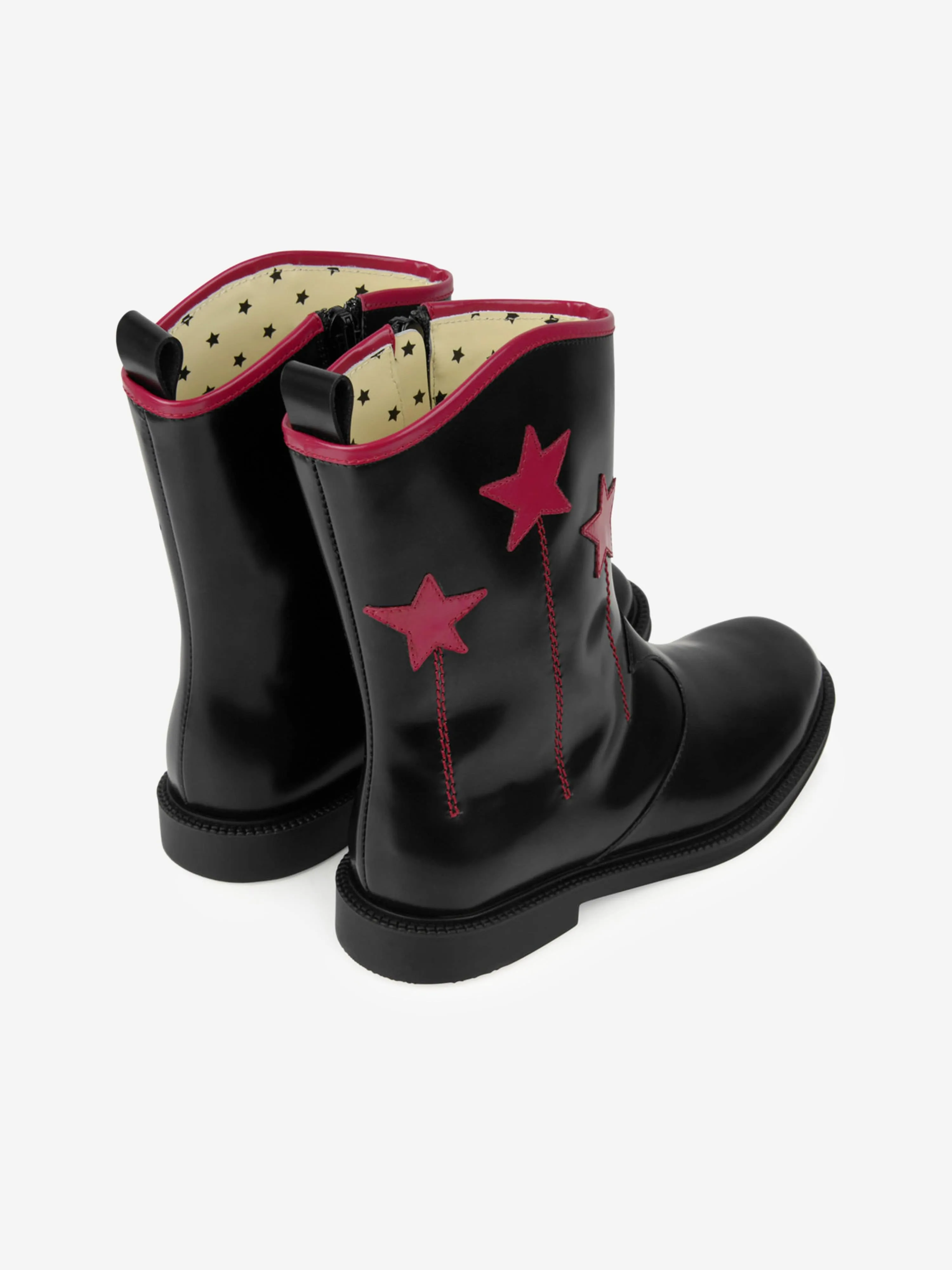 Gucci Kids Leather Cowboy Boots