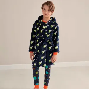Hatley Rocket Man Fleece Dressing Gown F23ppk225