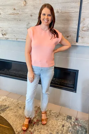 Hold It Down Blush Sweater Top