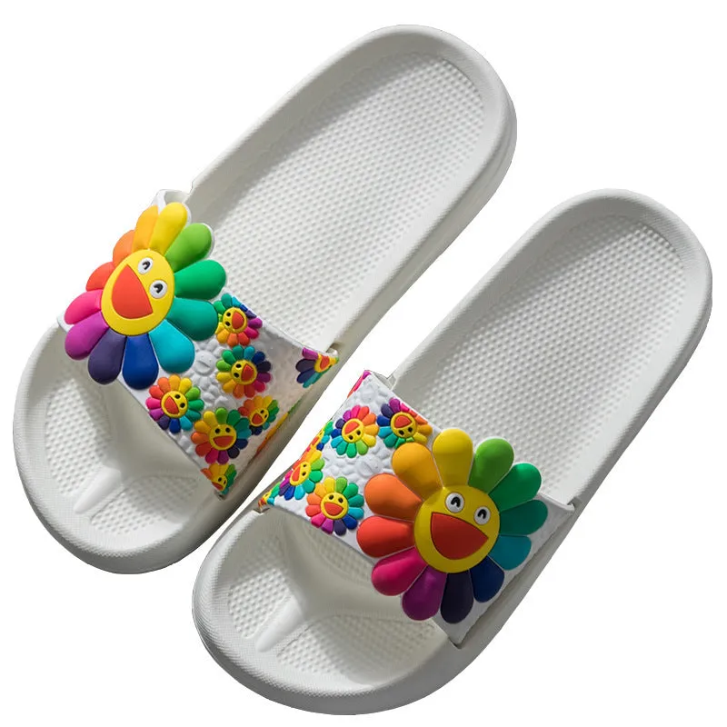 Household indoor sandals non-slip bathroom slippers soft bottom home slippers