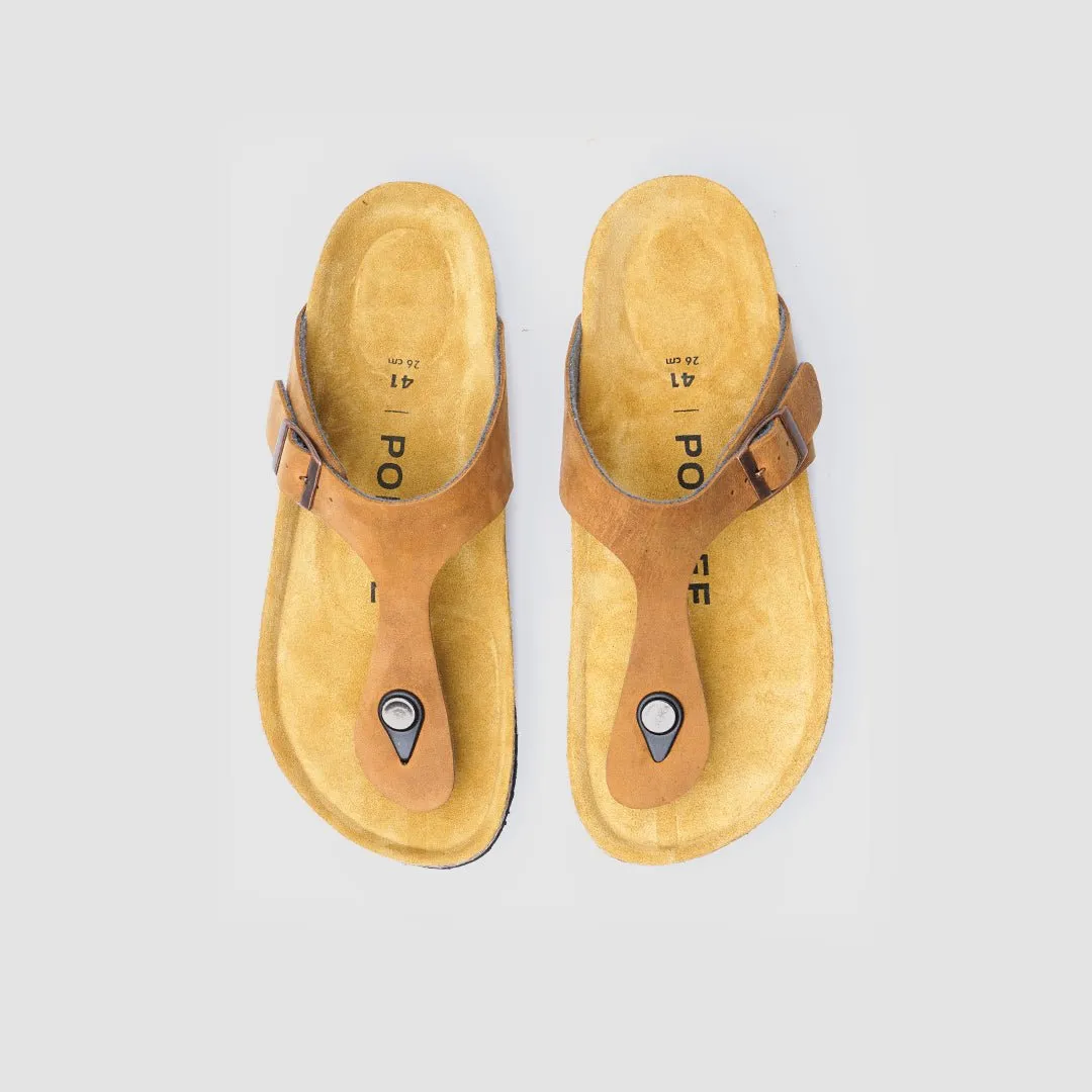 Ibiza Cork Sandal Tan