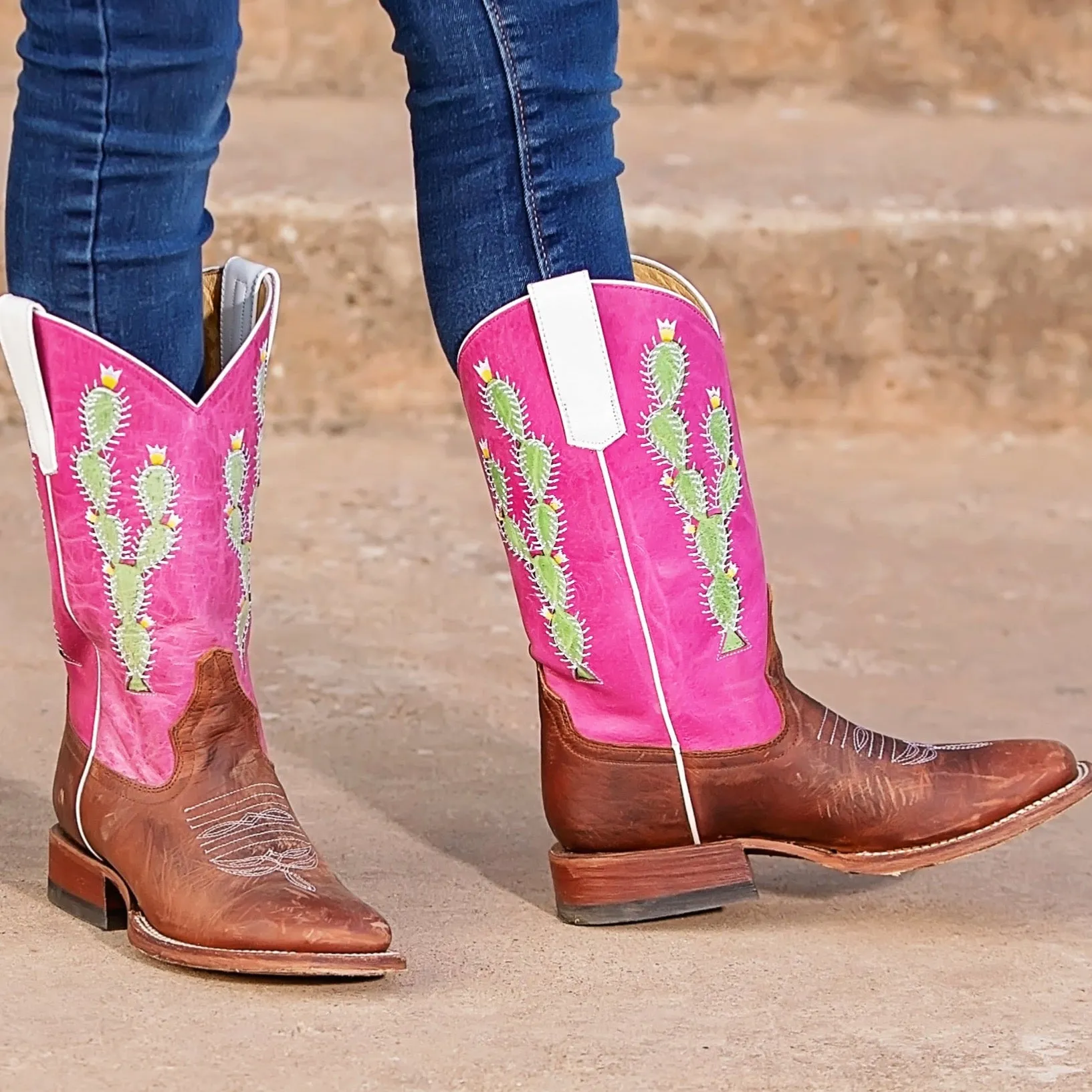 Macie Bean Pink Cactus Tall Boot MK9132