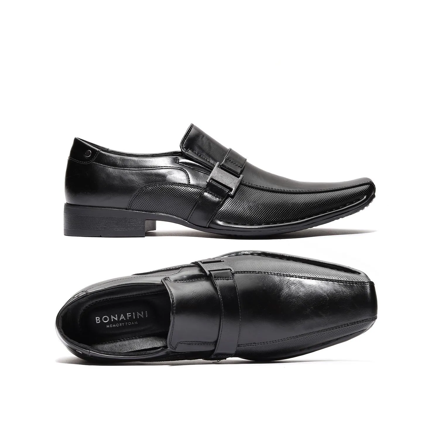 Men's Slip-on Loafer Shoes Black, White, Dark Brown | G-229