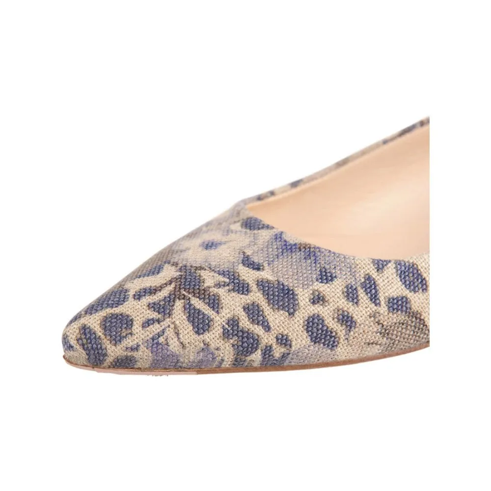 Monaco Blue Sacco Linen Jon Josef Flat