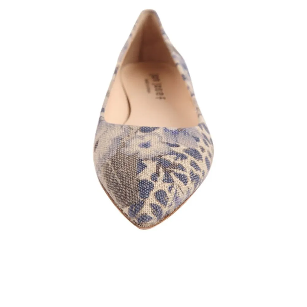 Monaco Blue Sacco Linen Jon Josef Flat
