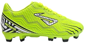 NOMIS KID'S RAPIDO LIME/BLACK FOOTBALL BOOTS