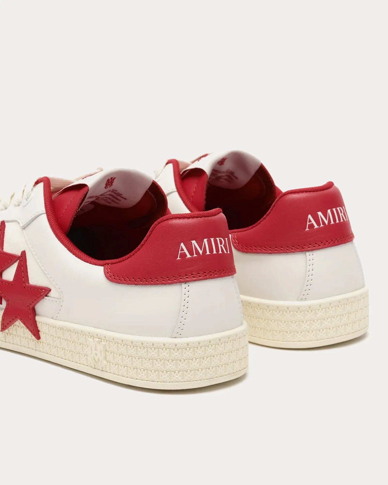 Pacific White / Varsity Red Low Top Sneakers