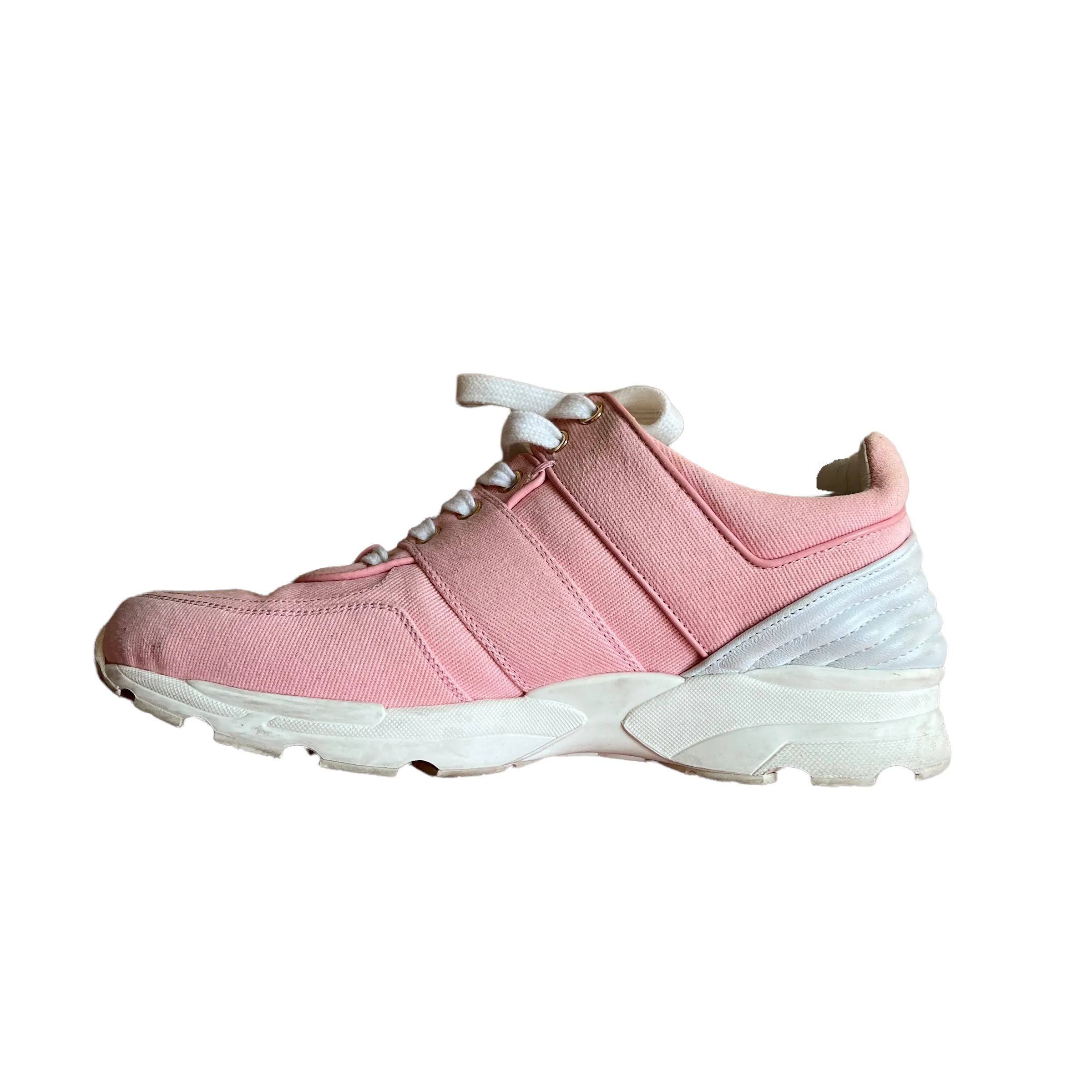 Pink Logo Athletic Sneakers - 9.5
