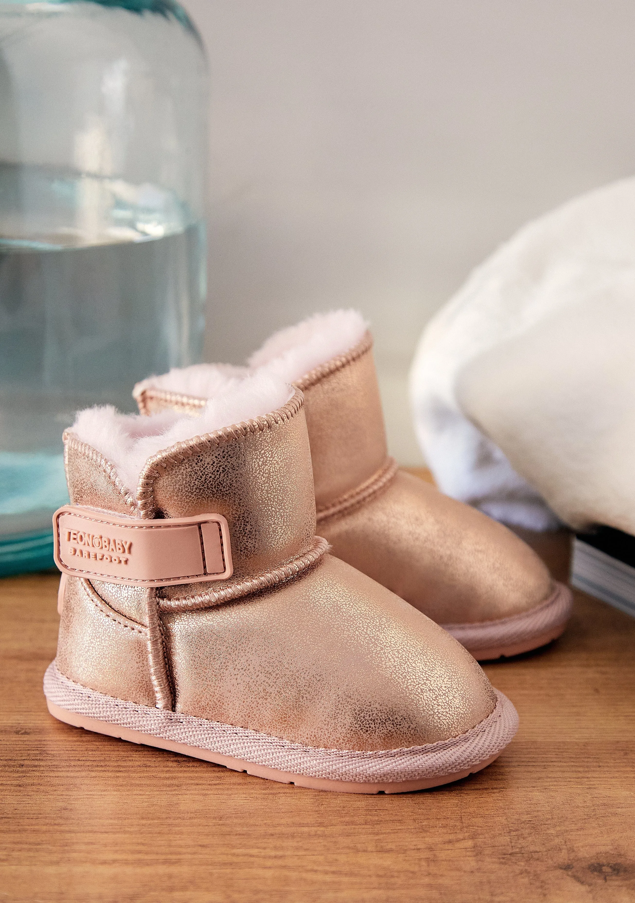Pink Metallic Respectful Australian Boots