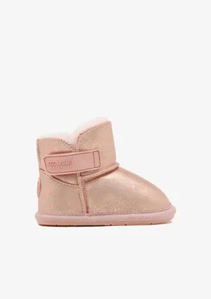 Pink Metallic Respectful Australian Boots