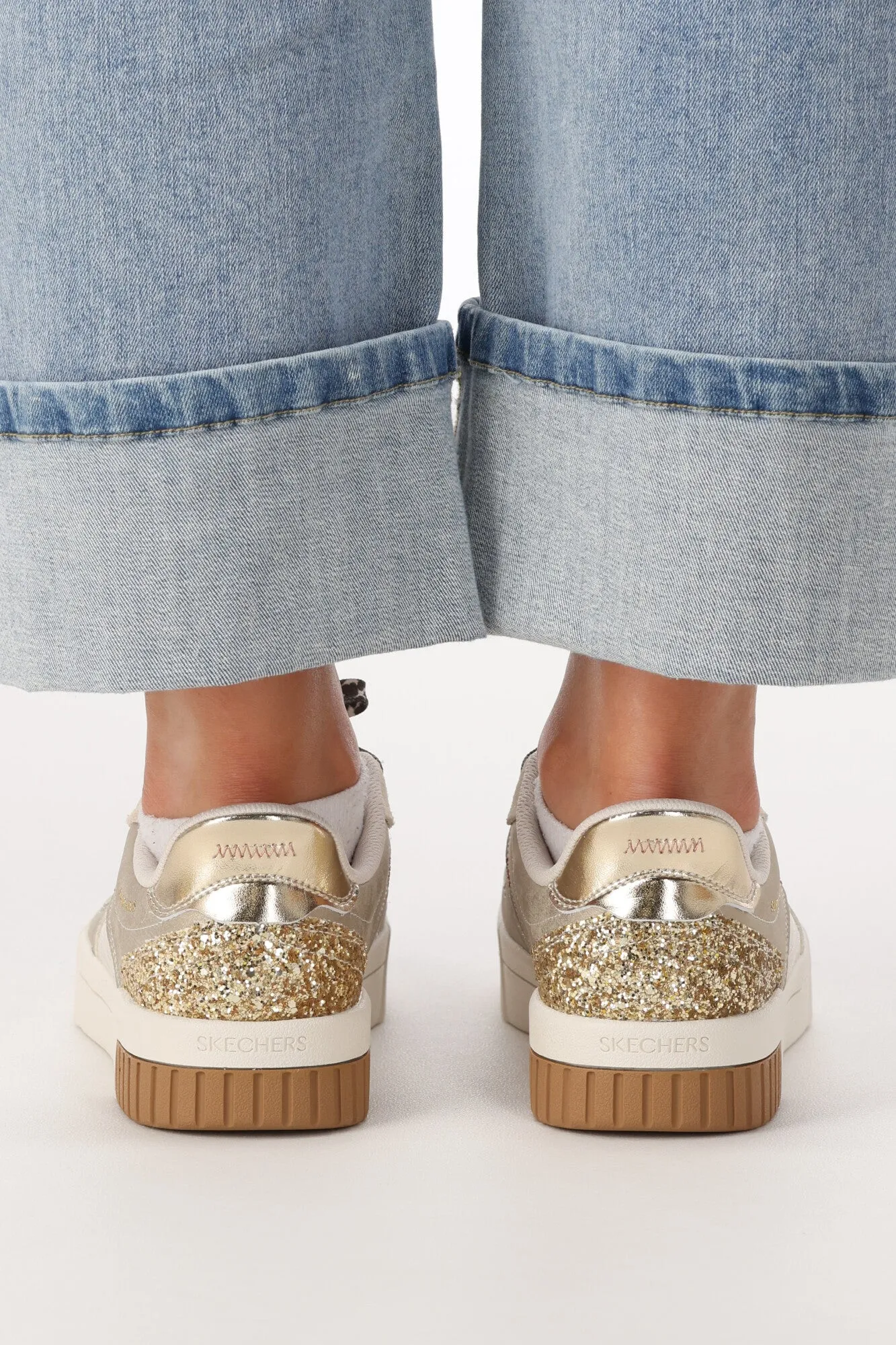 Skechers Jade Sneaker Natural Gold