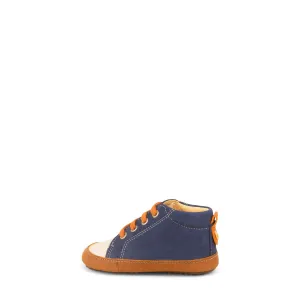 Sneaker Booties - Blue & Orange