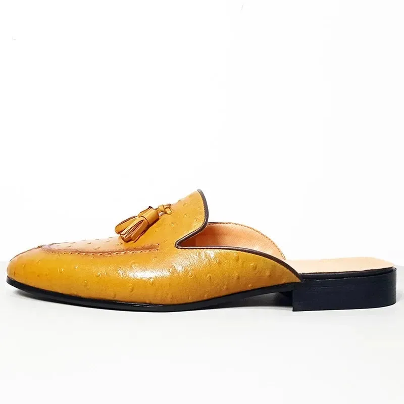 Split Toe Tassels Men's Mules